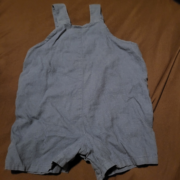 🖤SOLD🖤Organic cotton Neutral overalls little planet carters - Picture 3 of 6